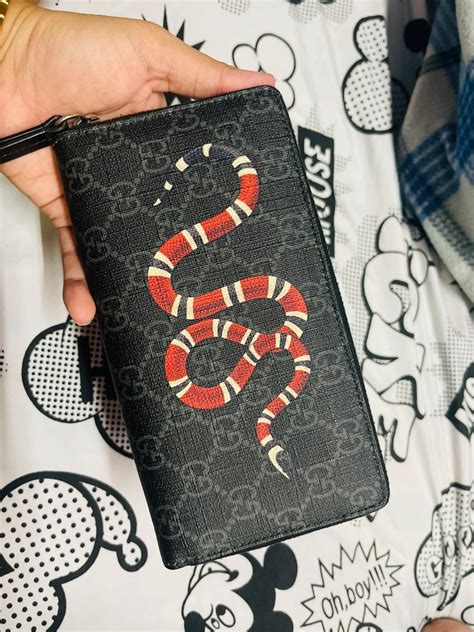 gucci kingsnake wallet